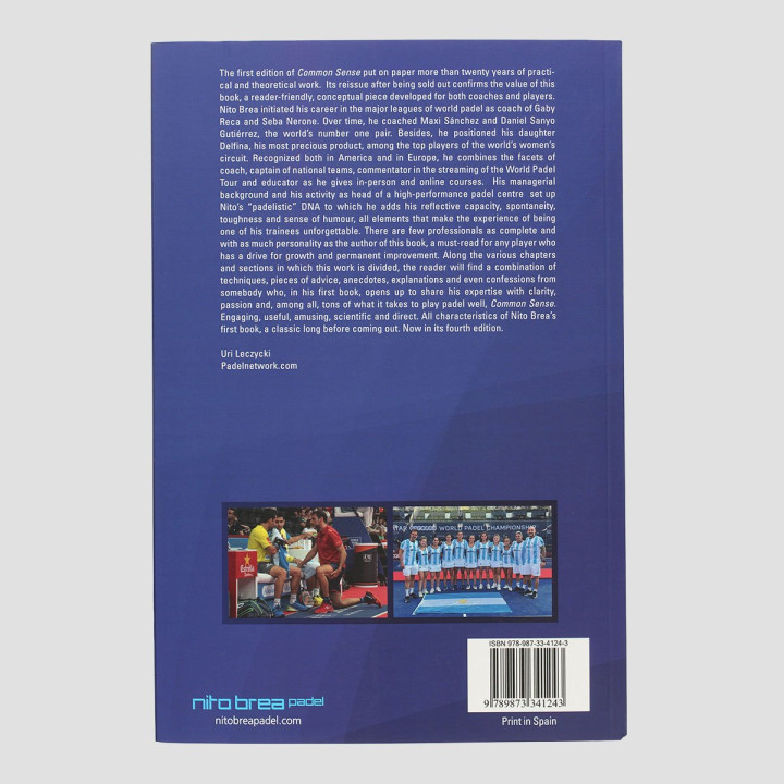 tienda de padel Madrid, tienda de padel online, tienda de padel españa, tienda de padel en linea, LIBRO SENTIDO COMUN NITO BREA 