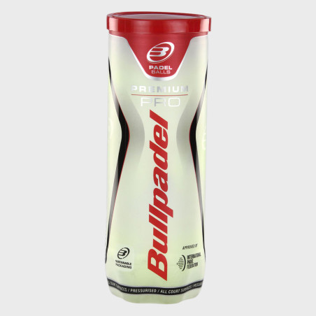tienda de padel Madrid, tienda de padel online, tienda de padel españa, tienda de padel en linea, Pelotas Bullpadel PREMIUM PRO