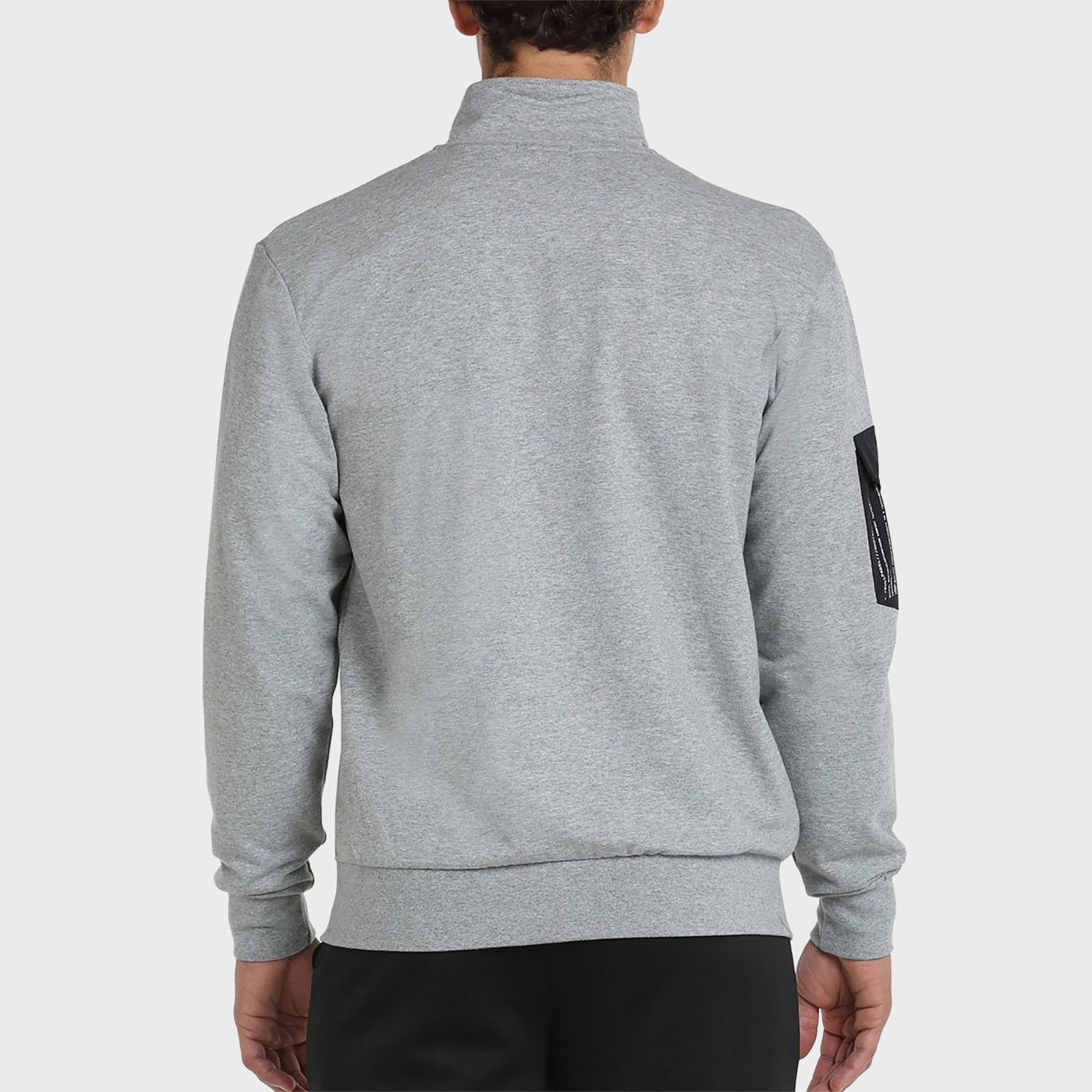 tienda de padel Madrid, tienda de padel online, tienda de padel españa, tienda de padel en linea, SUDADERA BULLPADEL BEADE GRIS 