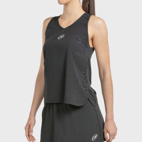 tienda de padel Madrid, tienda de padel online, tienda de padel españa, tienda de padel en linea, CAMISETA BULLPADEL LLEVA NEGRO