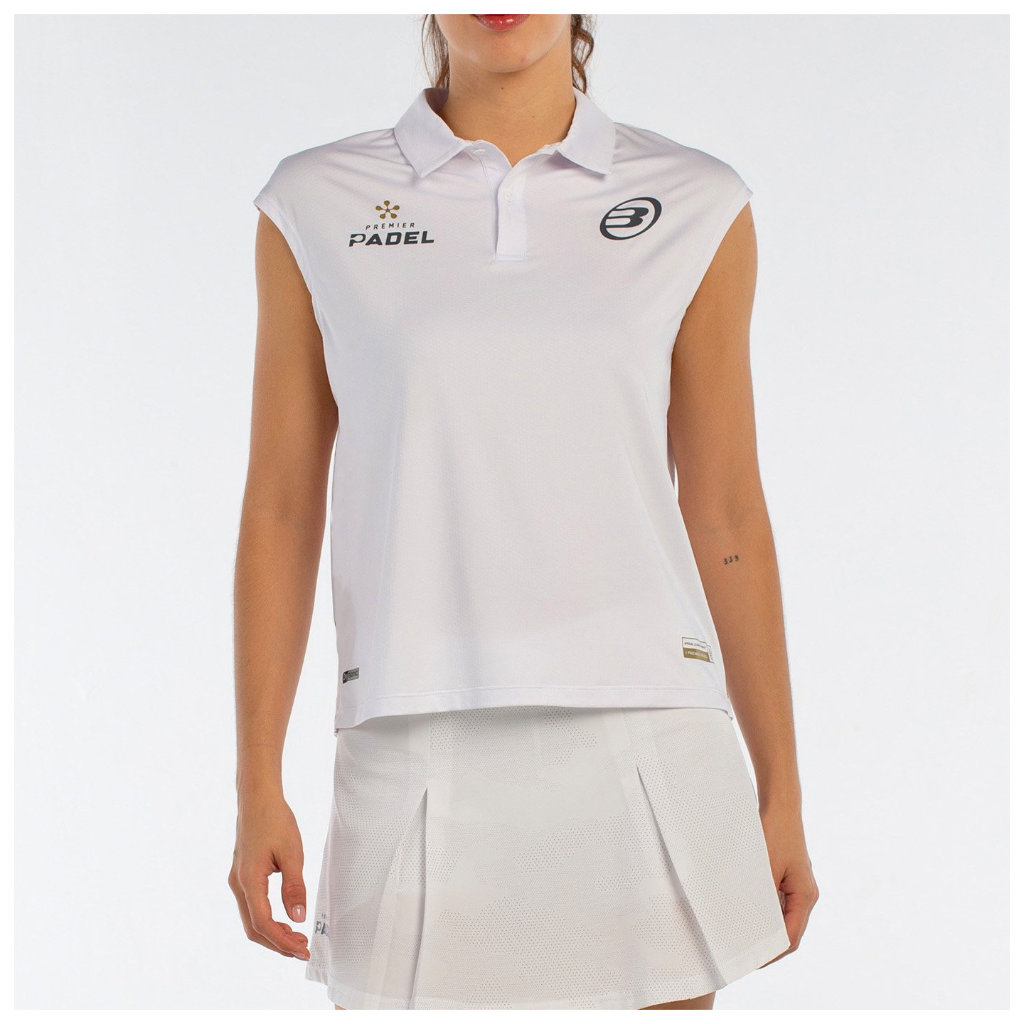 POLO BULLPADEL ACIDO BIANCO