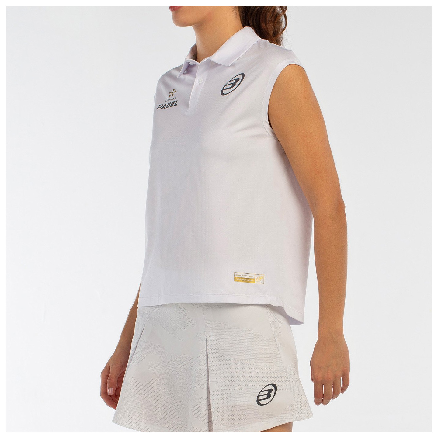 POLO BULLPADEL ACIDO BLANC