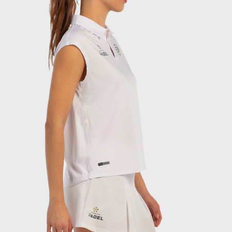 POLO BULLPADEL ACIDO WHITE
