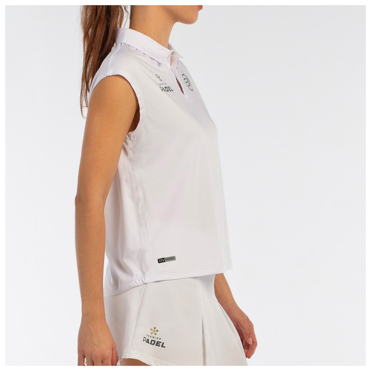 tienda de padel Madrid, tienda de padel online, tienda de padel españa, tienda de padel en linea, POLO BULLPADEL ACIDO BLANCO