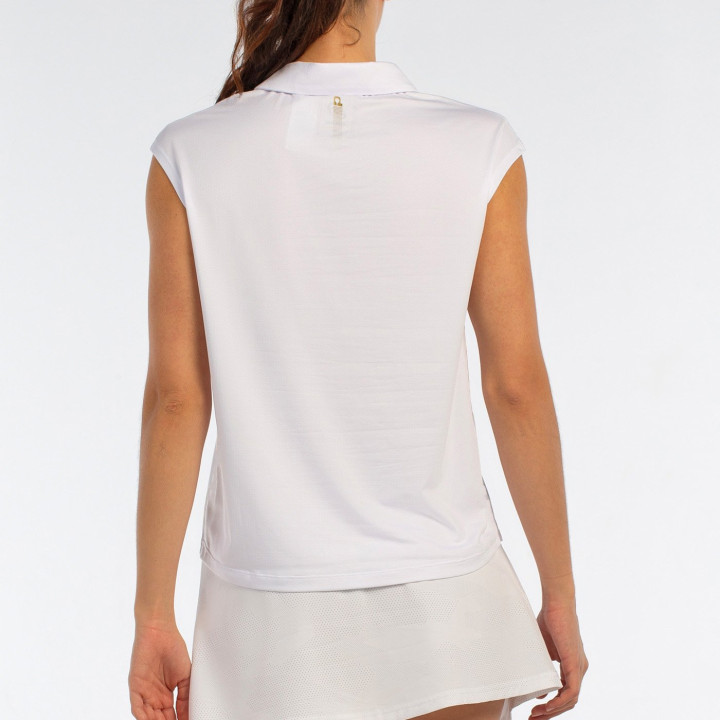 POLO BULLPADEL ACIDO BLANC