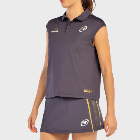 POLO BULLPADEL ACIDO CHARBON