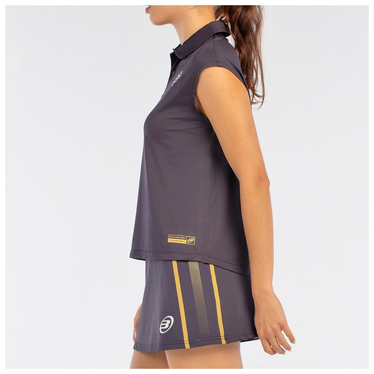 POLO BULLPADEL ACIDO CHARBON