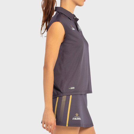POLO BULLPADEL ACIDO CHARCOAL