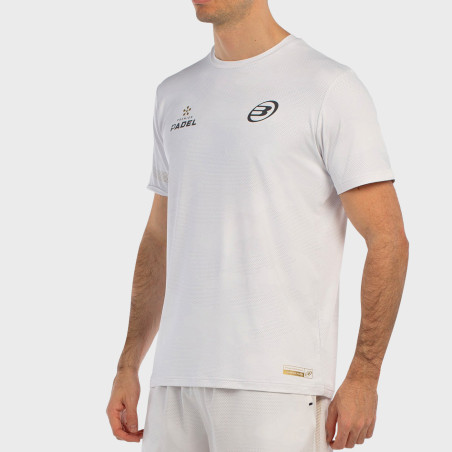 T-SHIRT BULLPADEL BIZME BIANCO