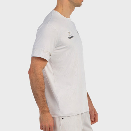 T-SHIRT BULLPADEL BIZME WHITE