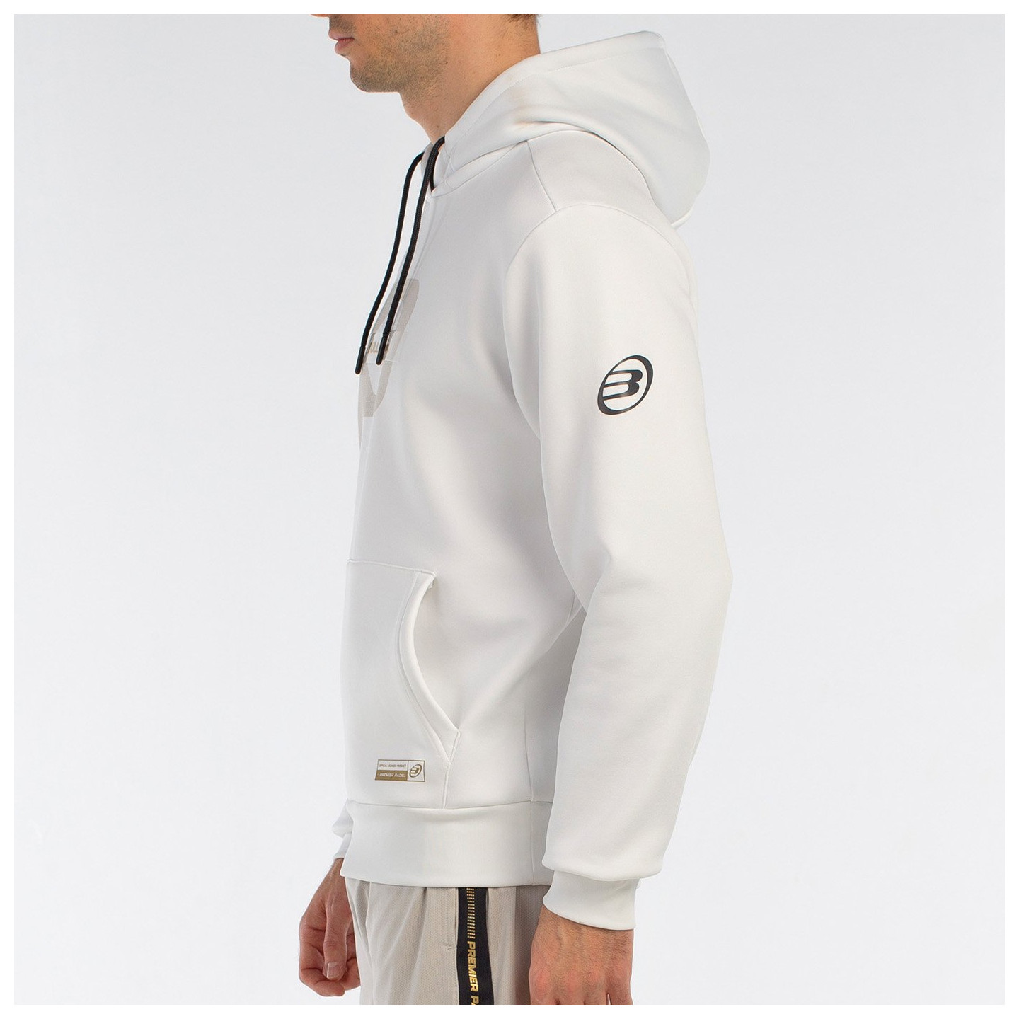 tienda de padel Madrid, tienda de padel online, tienda de padel españa, tienda de padel en linea, SUDADERA BULLPADEL BROTA BLANC