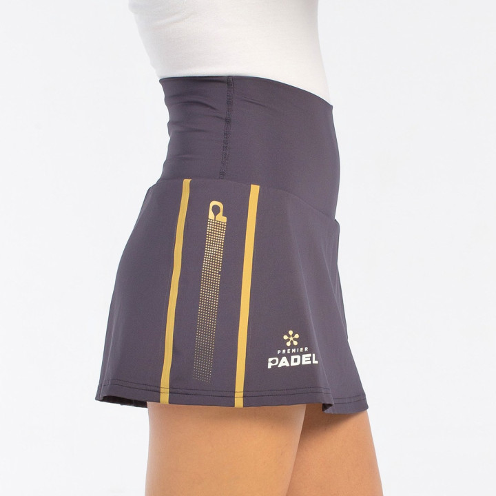 SKIRT BULLPADEL ADIAR CHARCOAL