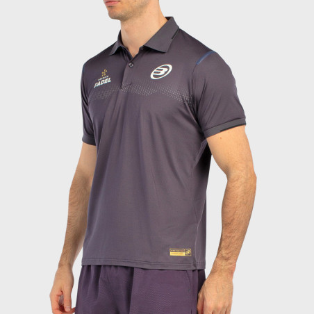 POLO BULLPADEL BRAMO CHARBON