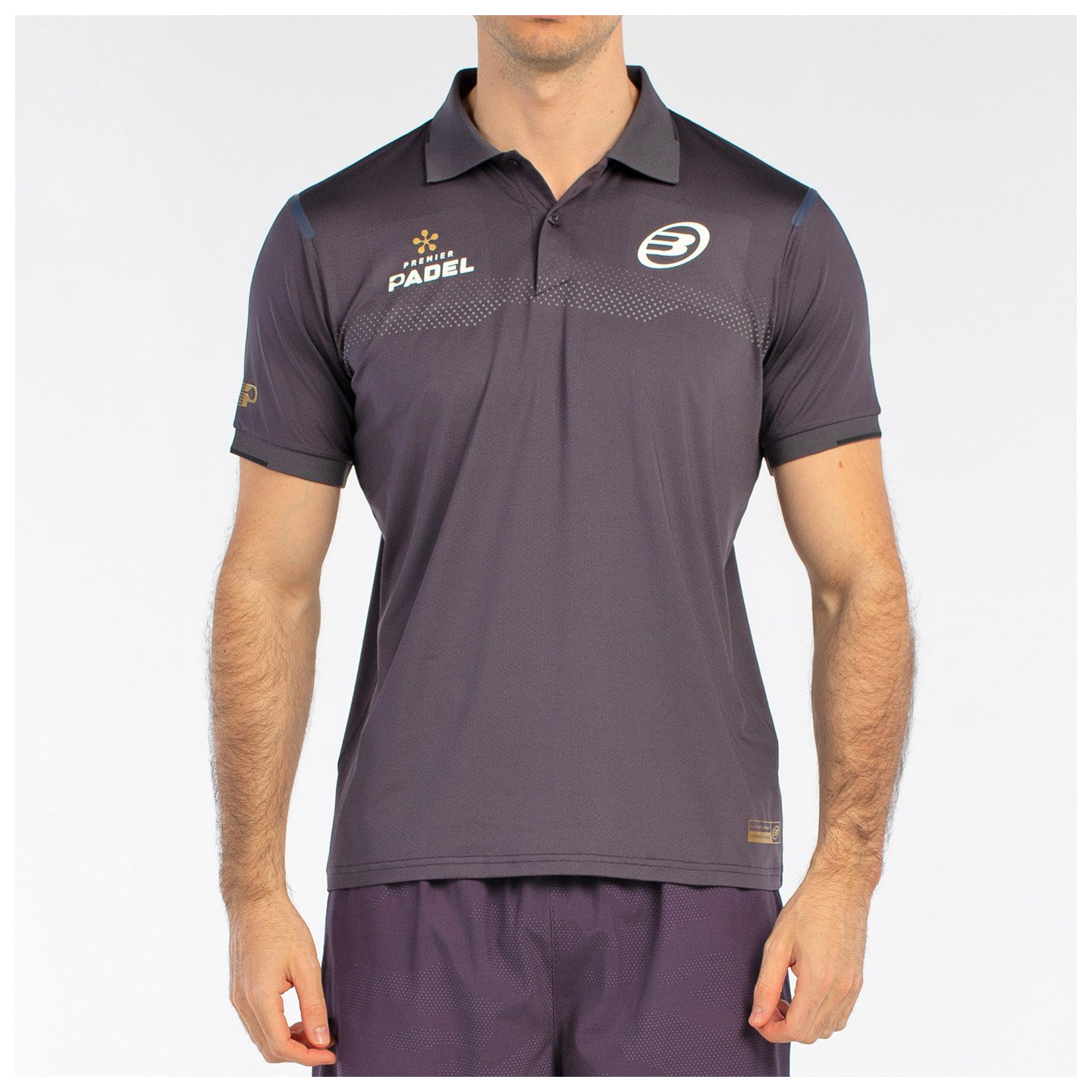 POLO BULLPADEL BRAMO CHARBON