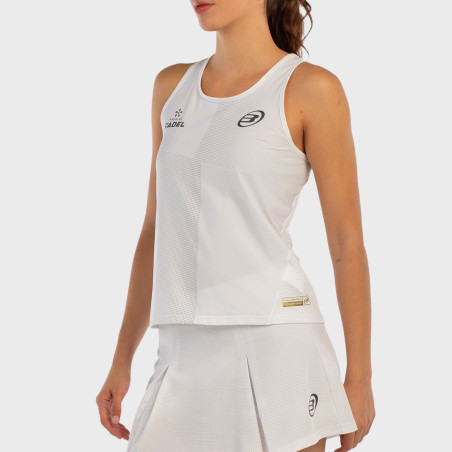 T-SHIRT BULLPADEL ADRES BLANC