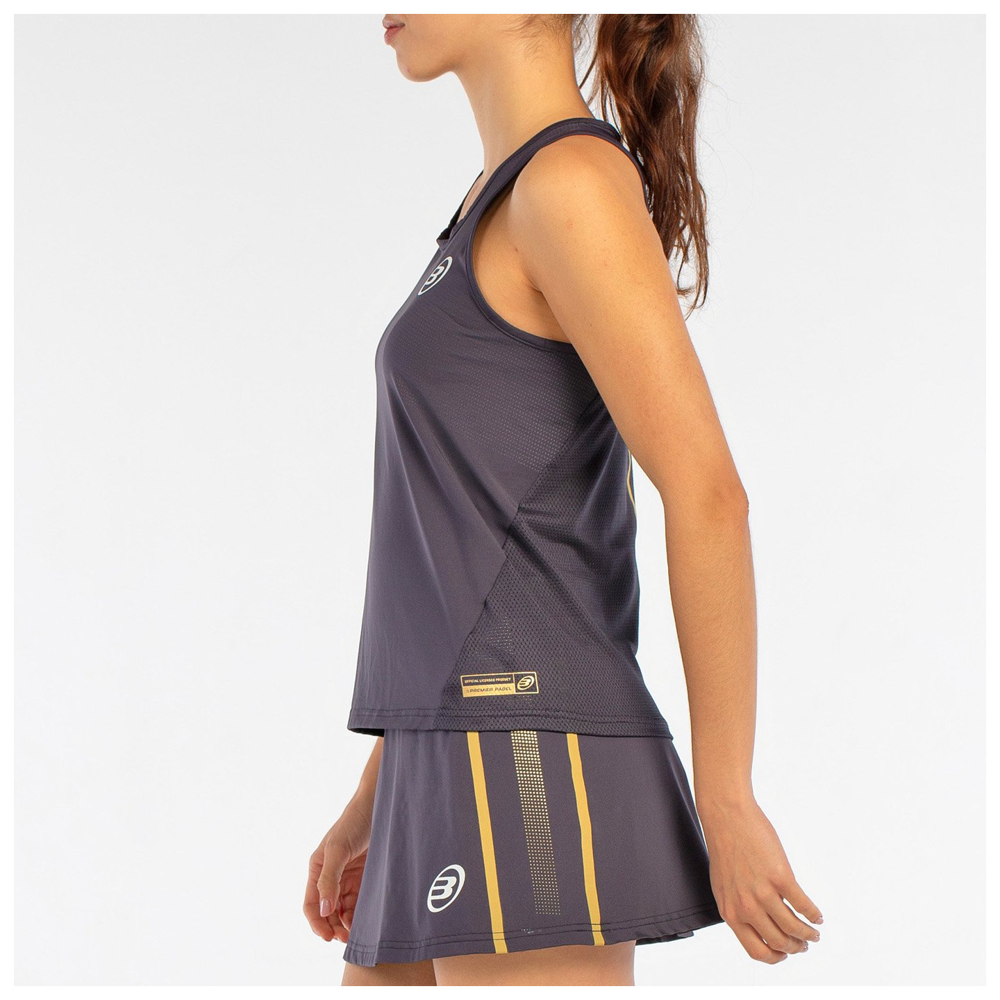 T-SHIRT BULLPADEL ADRES CHARCOAL