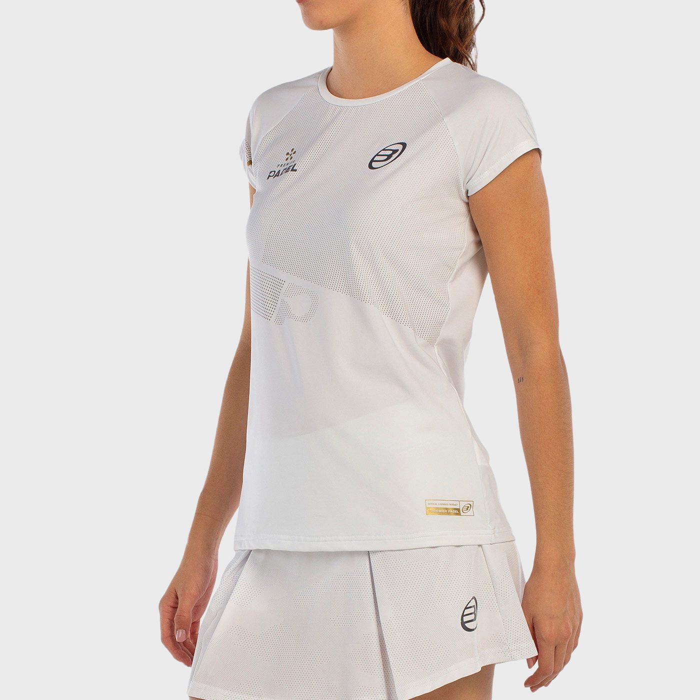 tienda de padel Madrid, tienda de padel online, tienda de padel españa, tienda de padel en linea, CAMISETA BULLPADEL AFORE BLANC
