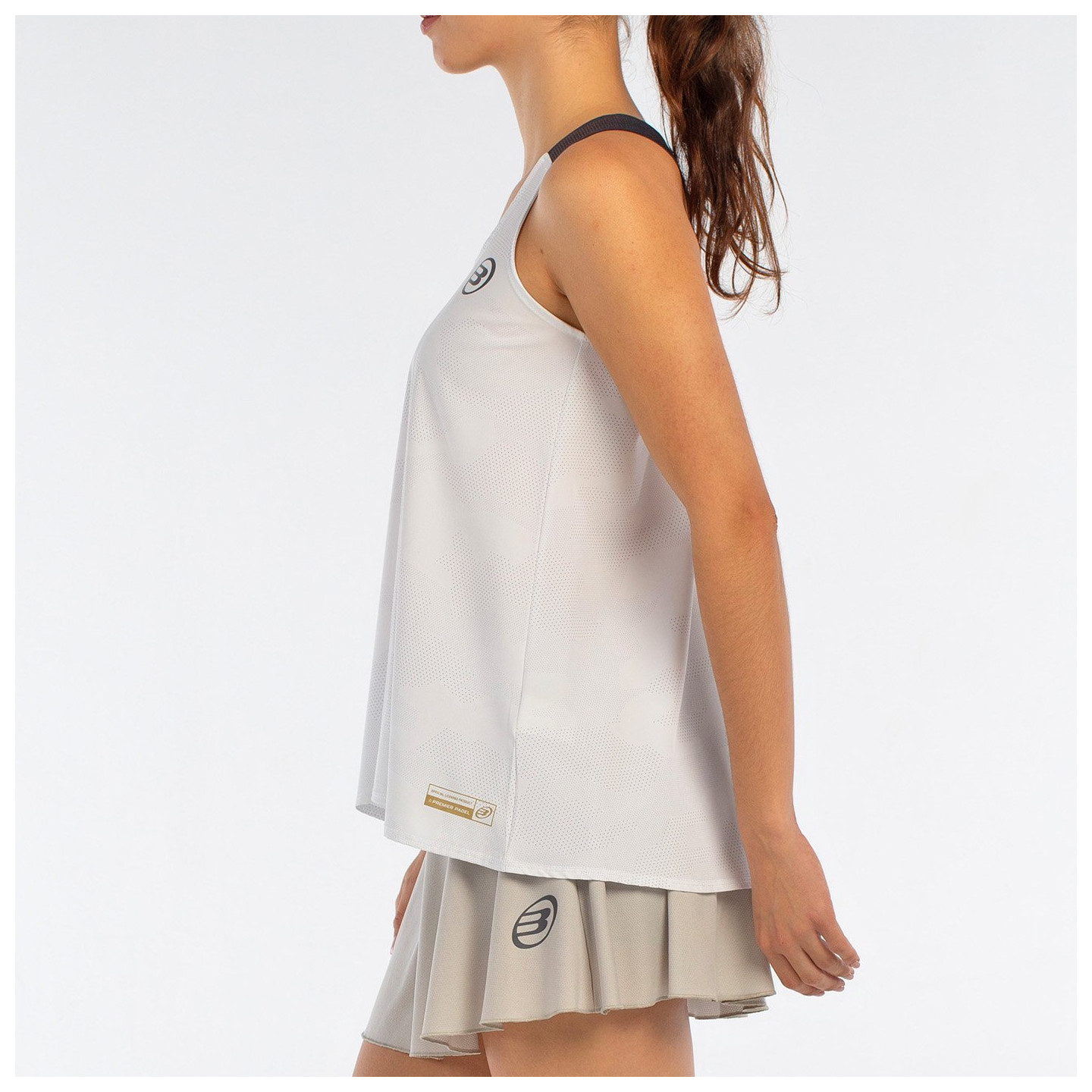 tienda de padel Madrid, tienda de padel online, tienda de padel españa, tienda de padel en linea, CAMISETA BULLPADEL AGORE BLANC