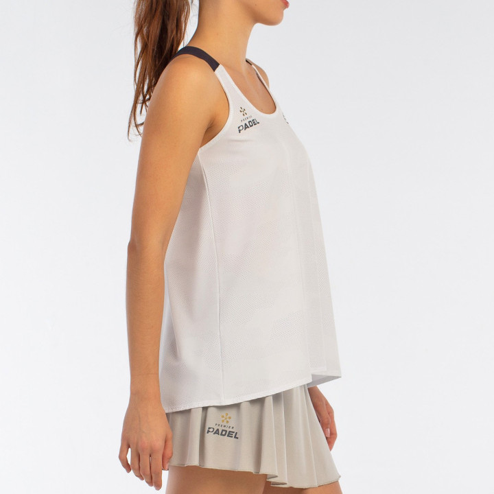 TANK TOP BULLPADEL AGORE WHITE