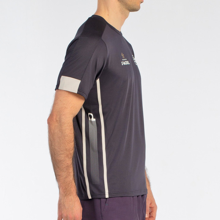 T-SHIRT BULLPADEL BORNI CHARCOAL