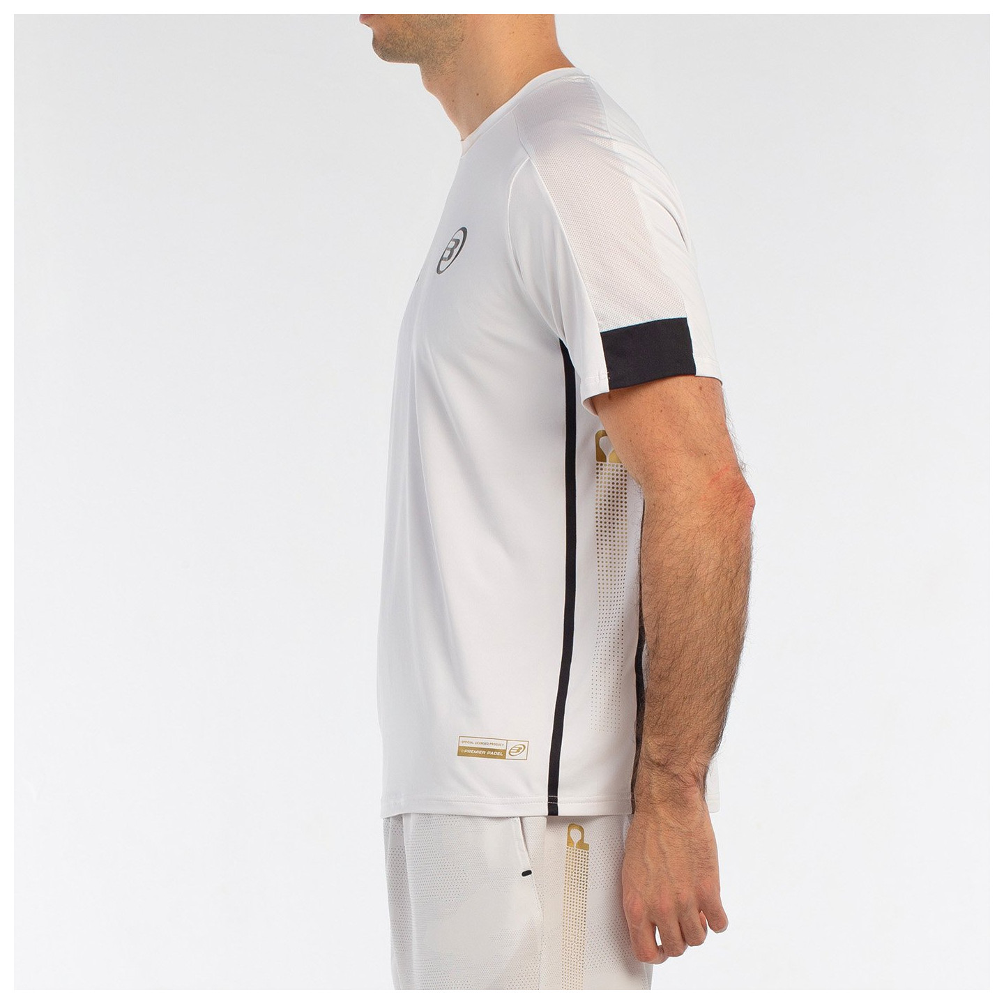 tienda de padel Madrid, tienda de padel online, tienda de padel españa, tienda de padel en linea, CAMISETA BULLPADEL BORNI BLANC