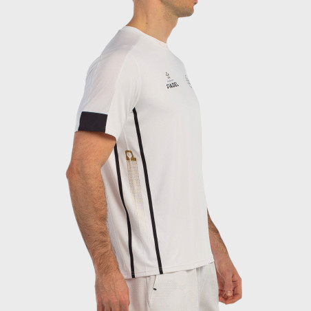 T-SHIRT BULLPADEL BORNI BLANC