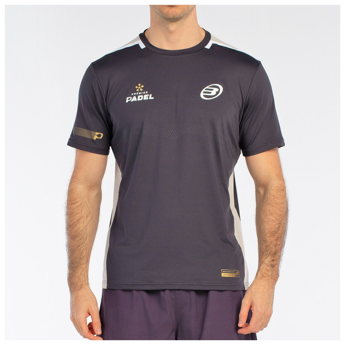 T-SHIRT BULLPADEL BRECE CHARBON