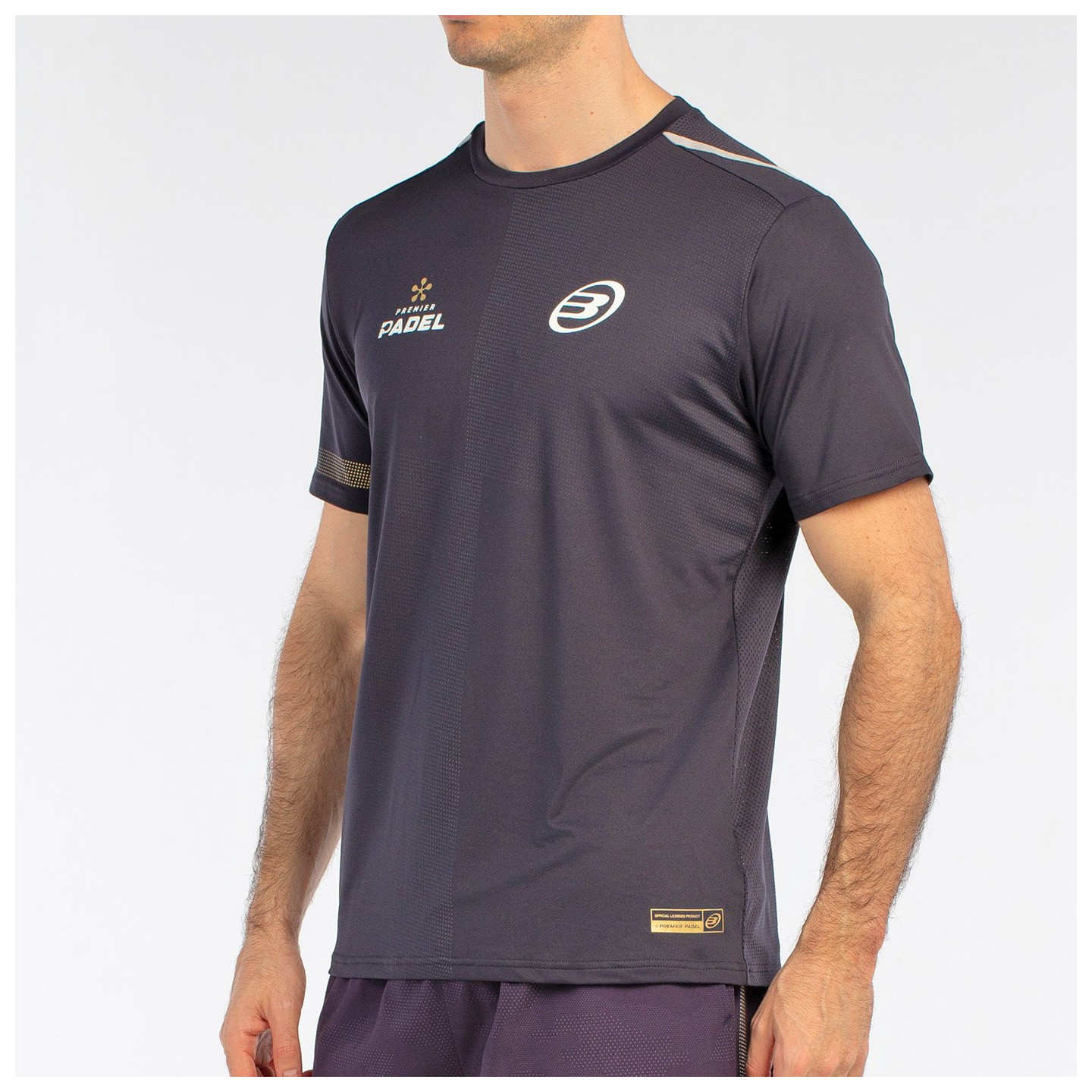 T-SHIRT BULLPADEL BUQUE CHARCOAL