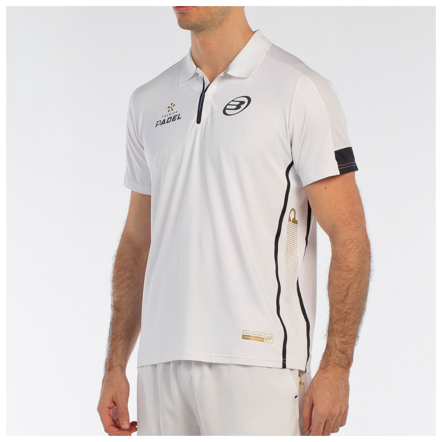 POLO SHIRT BULLPADEL BOGUE WHITE