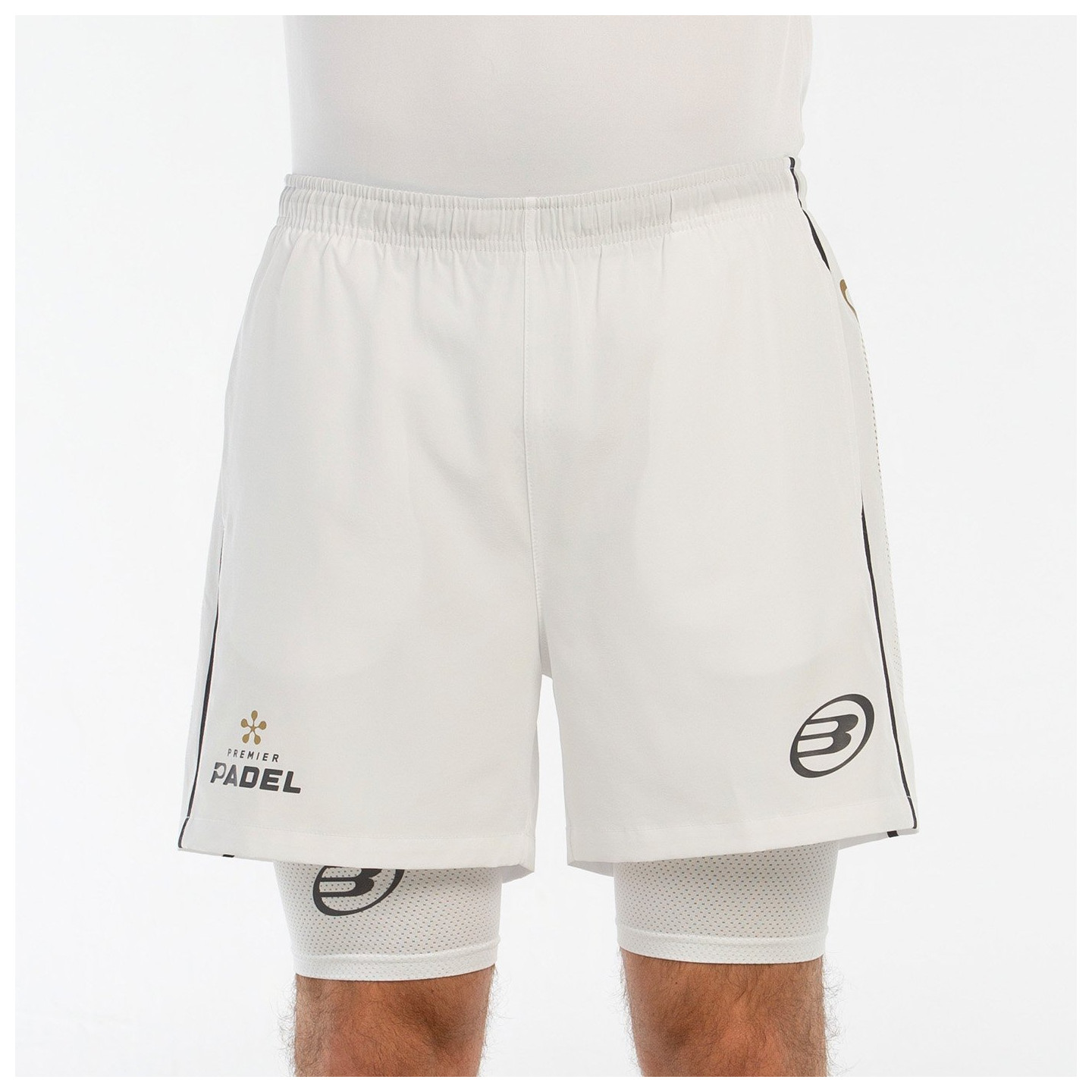 SHORTS BULLPADEL BARDE WHITE
