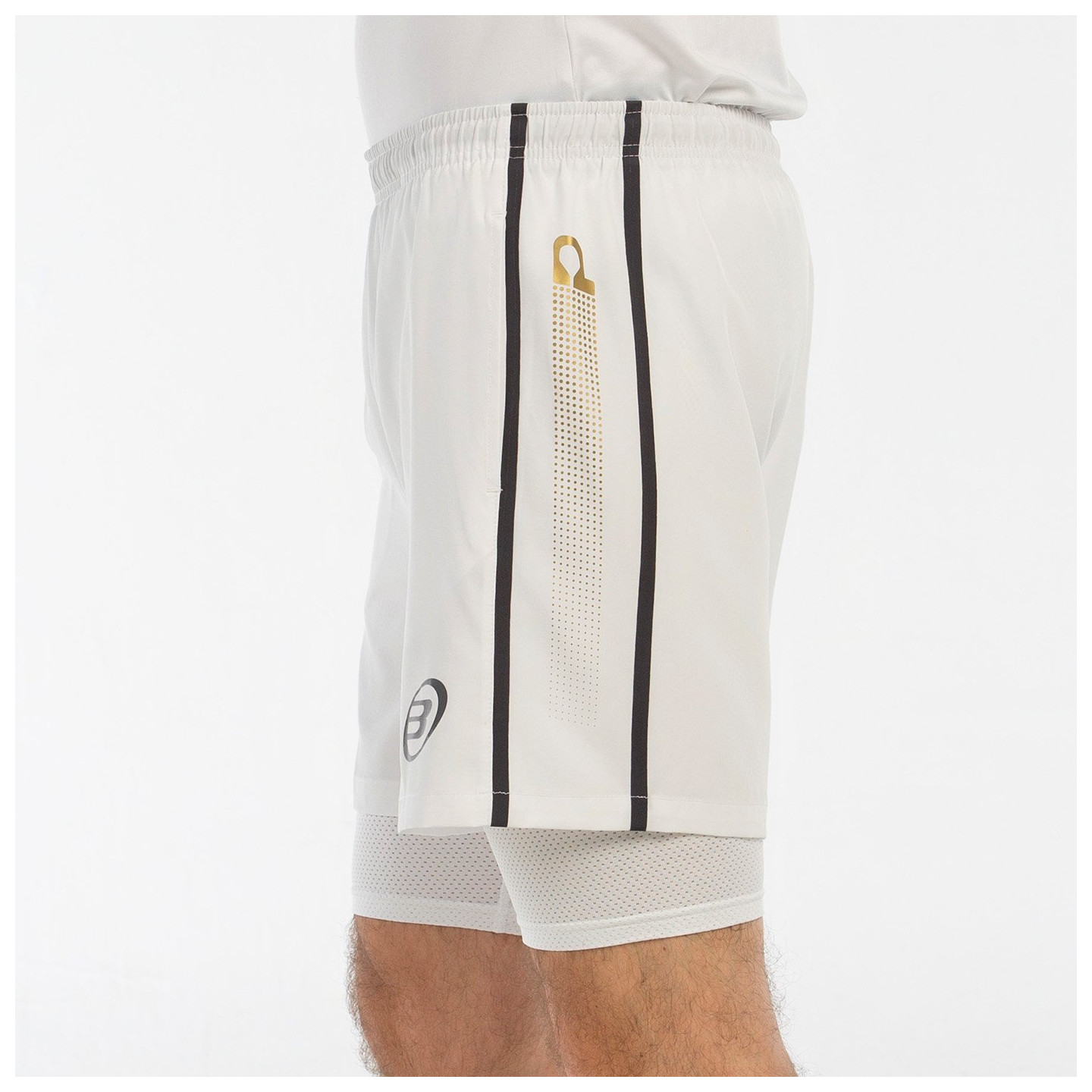 SHORTS BULLPADEL BARDE WHITE