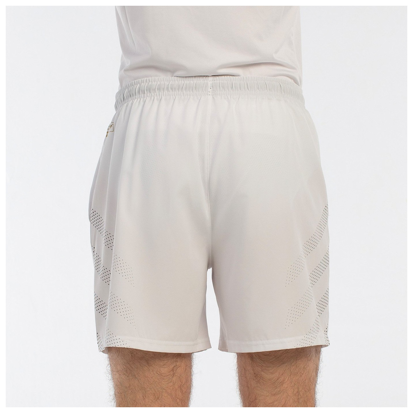 tienda de padel Madrid, tienda de padel online, tienda de padel españa, tienda de padel en linea, SHORT BULLPADEL BROZO BLANCO