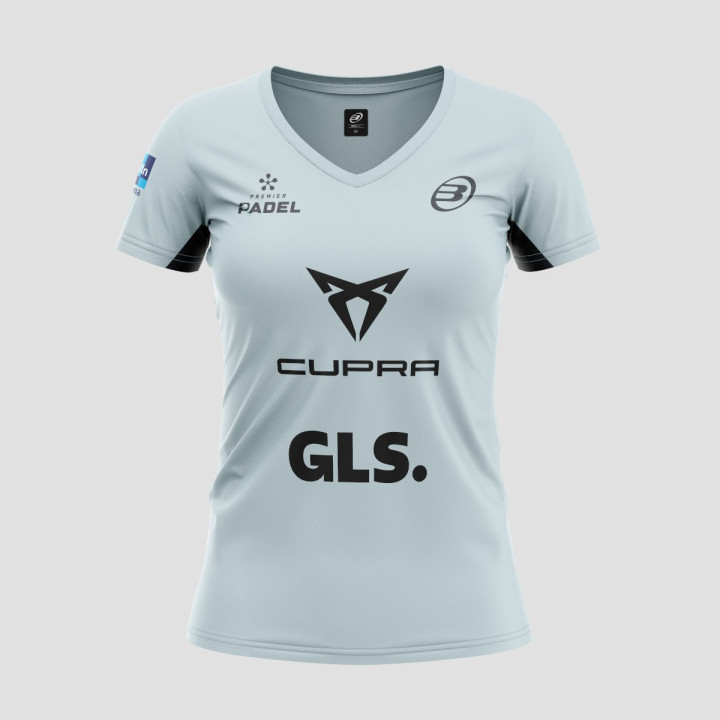 T-SHIRT BULLPADEL LARDA TF BG CEMENTO