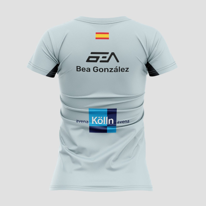 T-SHIRT BULLPADEL LARDA TF BG CEMENTO