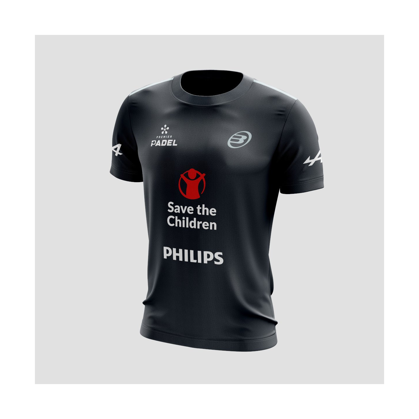 T-SHIRT BULLPADEL LICIO TF DN BLACK