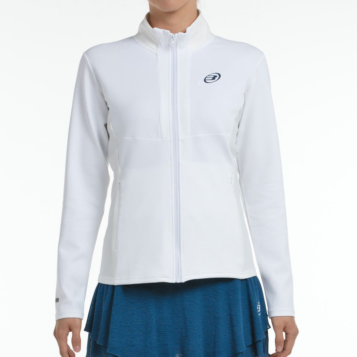 tienda de padel Madrid, tienda de padel online, tienda de padel españa, tienda de padel en linea, SUDADERA BULLPADEL DESNA BLANC