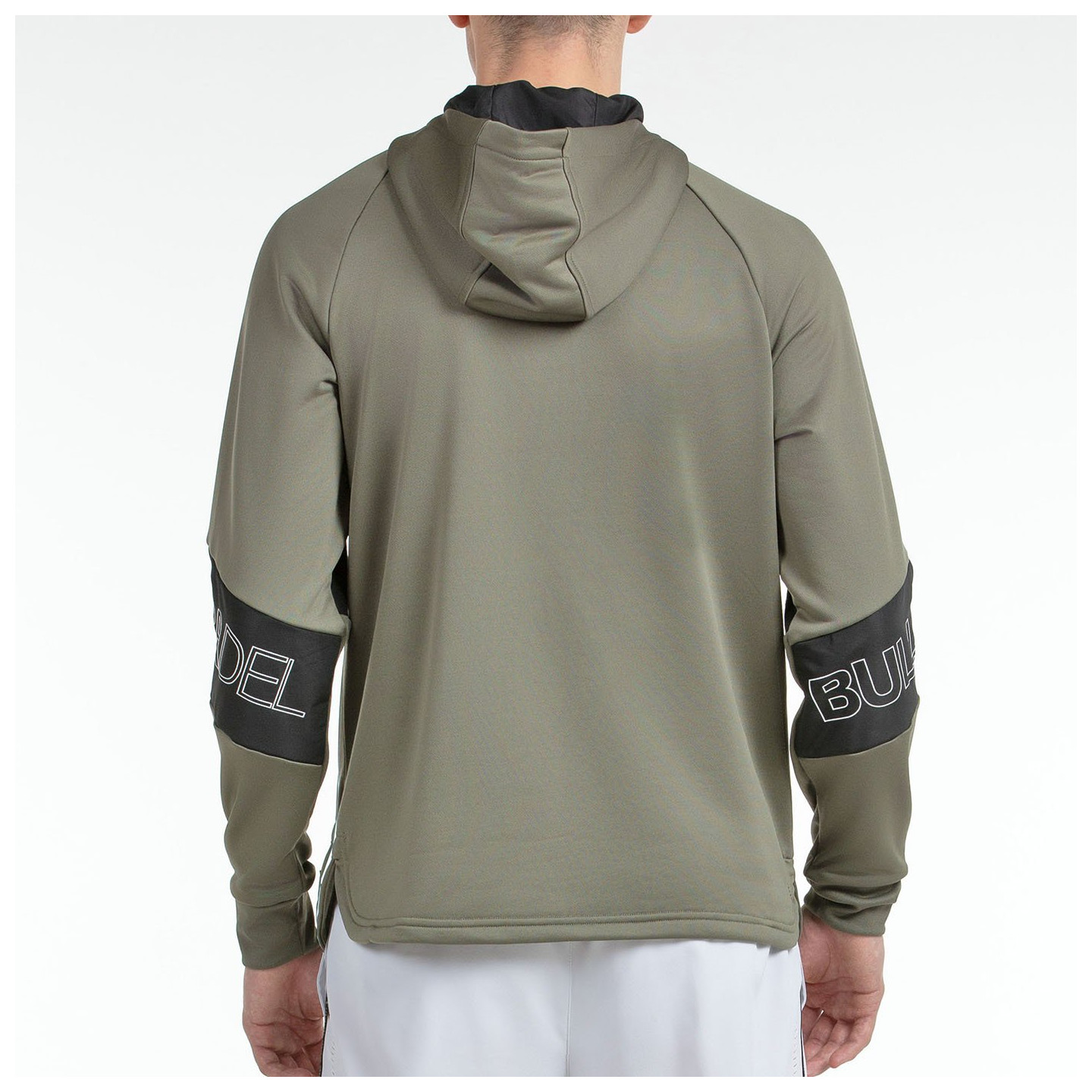 tienda de padel Madrid, tienda de padel online, tienda de padel españa, tienda de padel en linea, SUDADERA BULLPADEL GUMALA KAKI