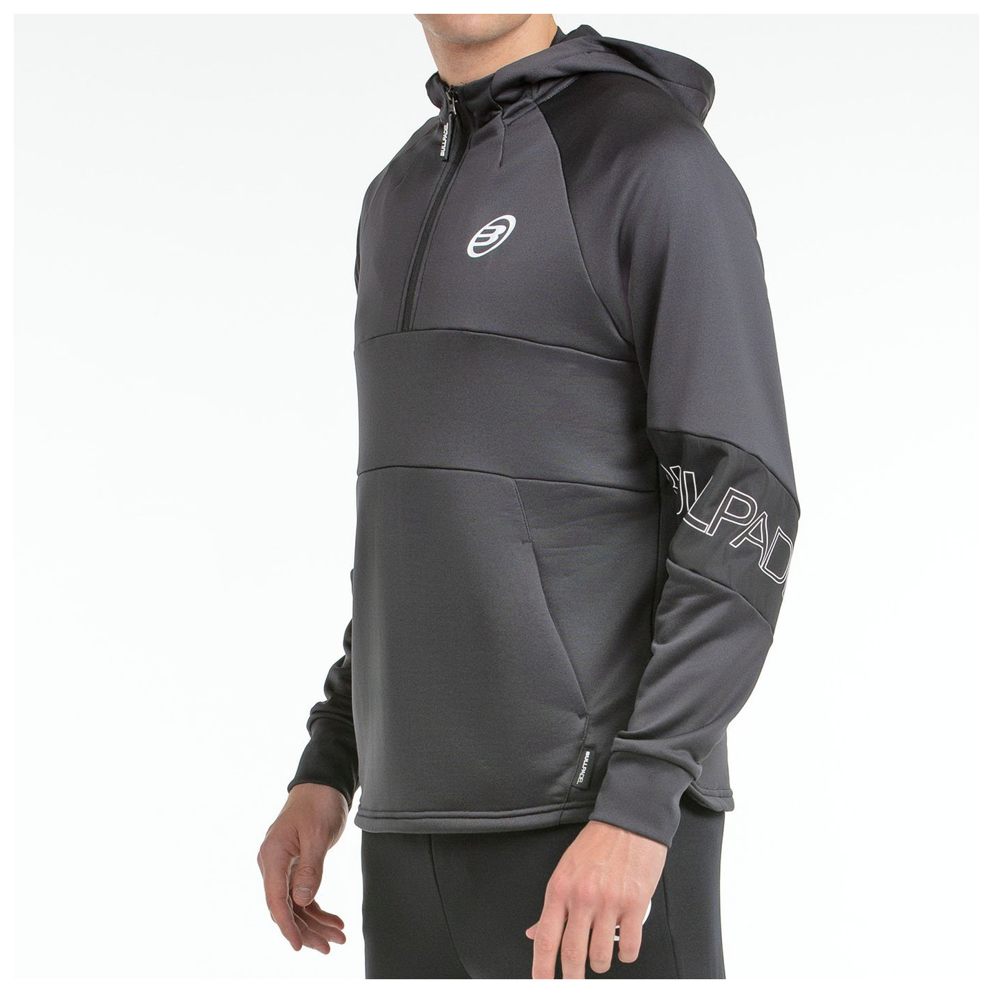 tienda de padel Madrid, tienda de padel online, tienda de padel españa, tienda de padel en linea, SUDADERA BULLPADEL GUMALA NEGR