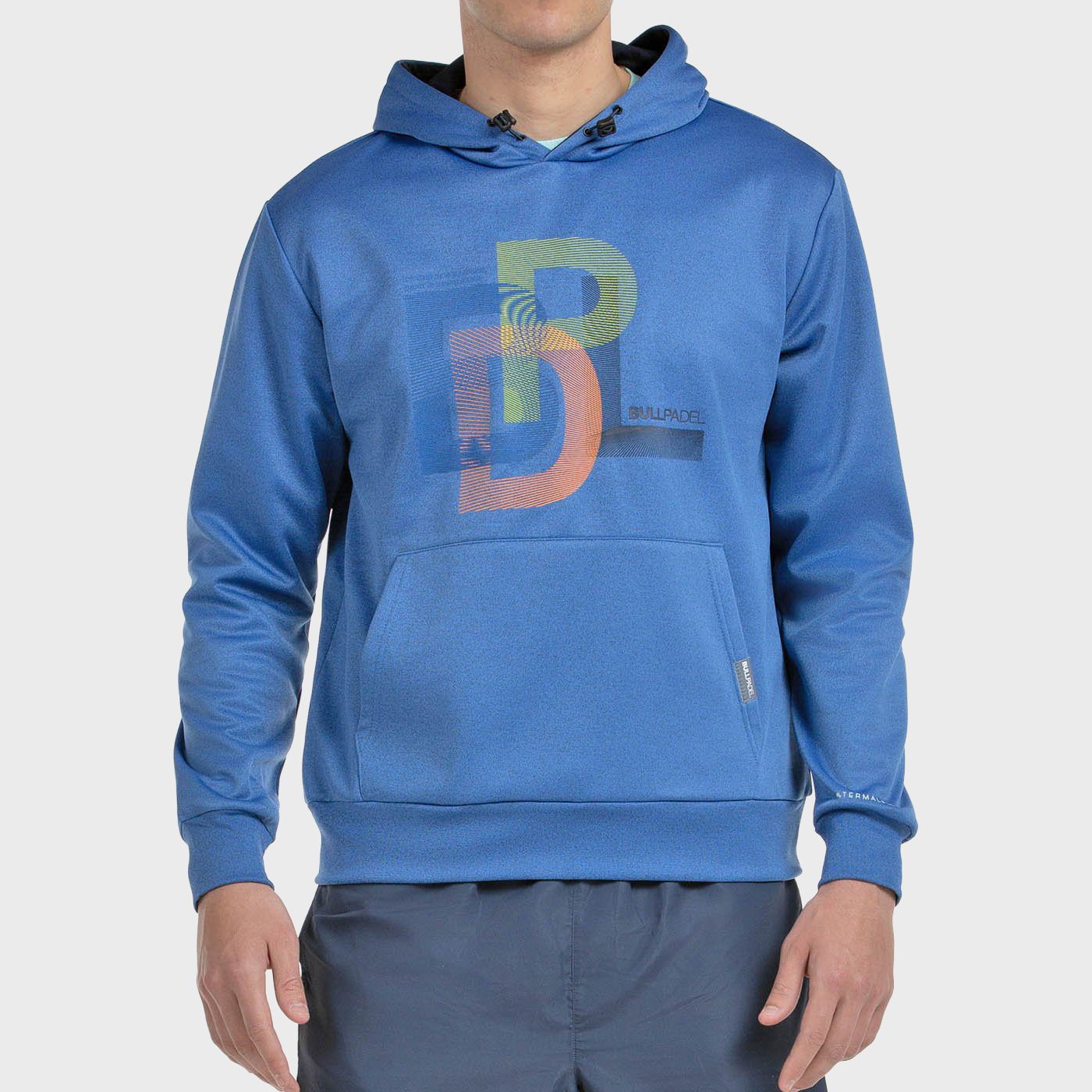 tienda de padel Madrid, tienda de padel online, tienda de padel españa, tienda de padel en linea, SUDADERA BULLPADEL GONDO AZUL 