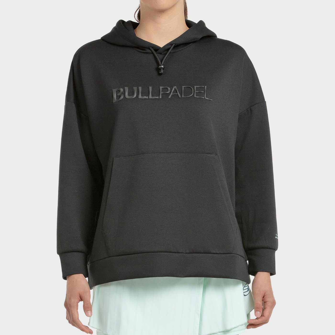 tienda de padel Madrid, tienda de padel online, tienda de padel españa, tienda de padel en linea, SUDADERA BULLPADEL SILBA NEGRO