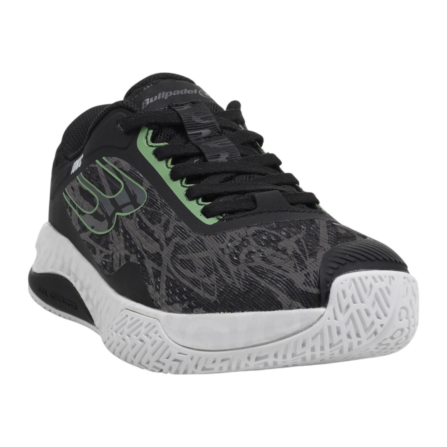 CHAUSSURE BULLPADEL IONIC W 25V NOIRE ET VERTE
