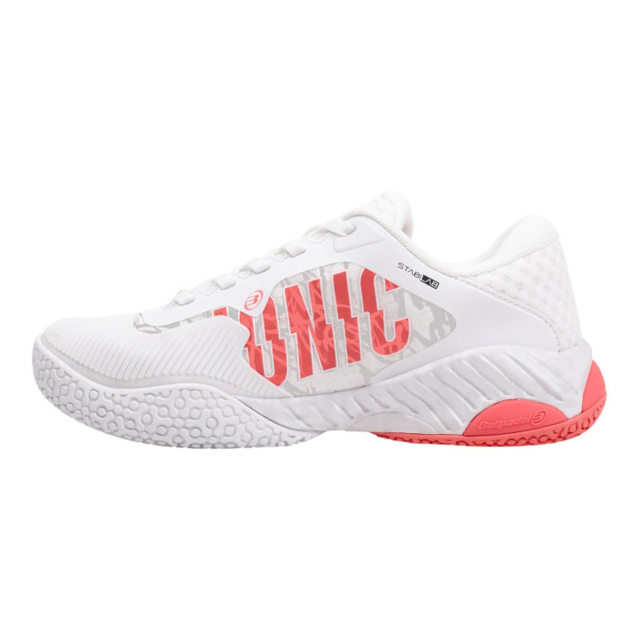 SCARPE BULLPADEL IONIC W 25V BIANCHE E ROSA
