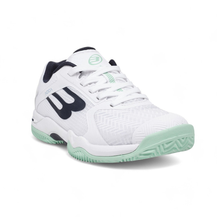 SCARPA BULLPADEL INDIGA W 25V BIANCO E TURCHESE