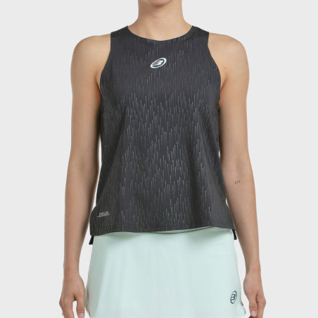 tienda de padel Madrid, tienda de padel online, tienda de padel españa, tienda de padel en linea, CAMISETA BULLPADEL ABURE NEGRO