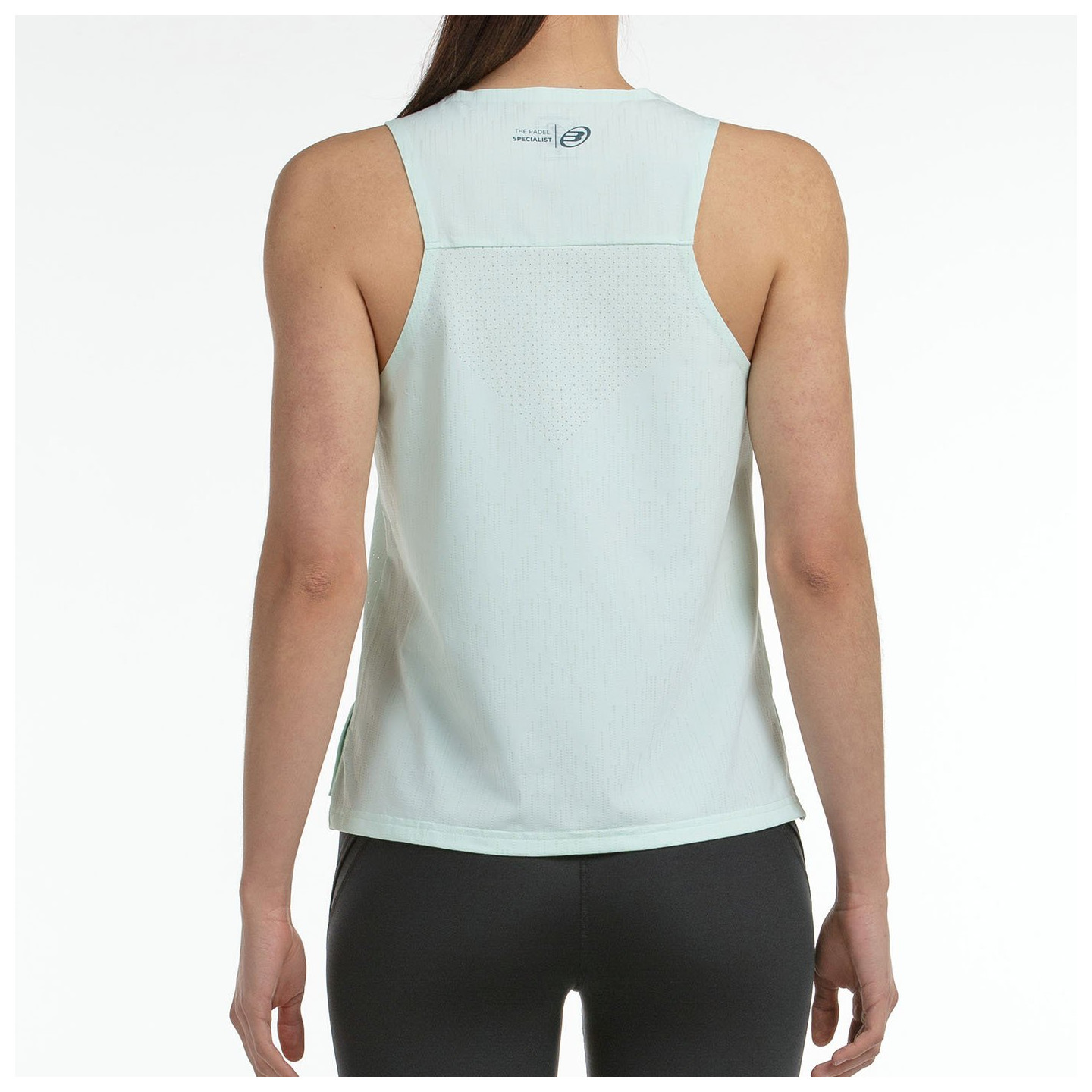 T-SHIRT BULLPADEL ABURE VERT D'EAU