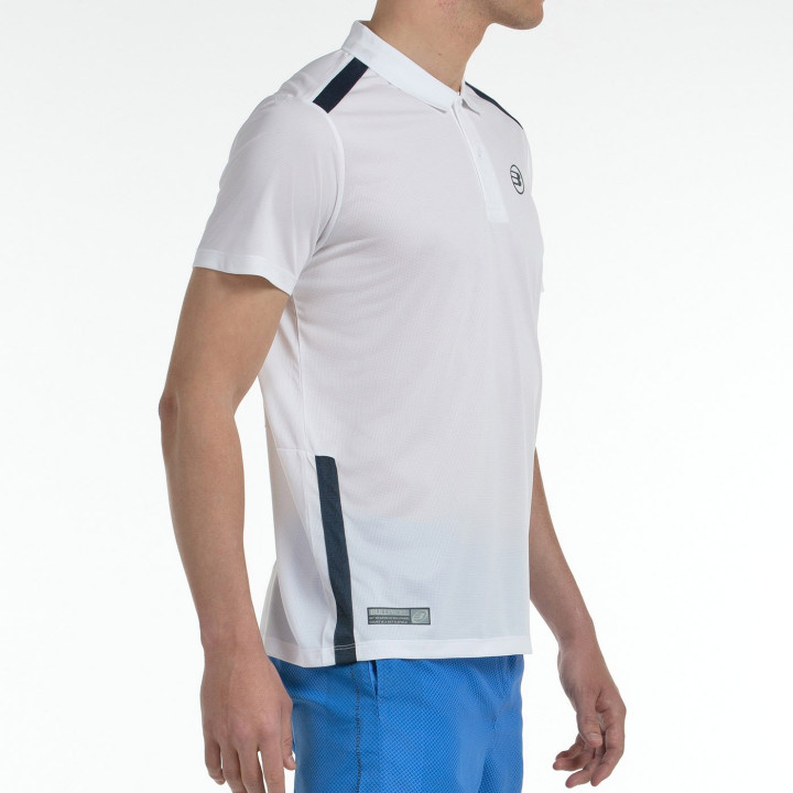 tienda de padel Madrid, tienda de padel online, tienda de padel españa, tienda de padel en linea, POLO BULLPADEL BALTO BLANCO