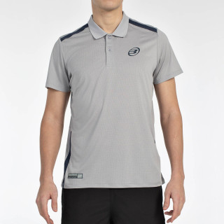 tienda de padel Madrid, tienda de padel online, tienda de padel españa, tienda de padel en linea, POLO BULLPADEL BALTO GRIS MEDI
