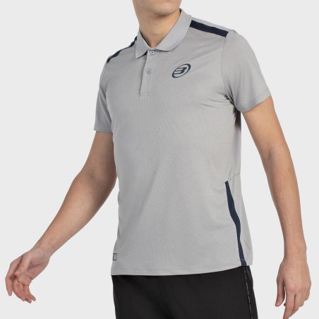 POLO T-SHIRT BULLPADEL BALTO GREY MEDIUM VIGORE