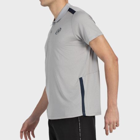 tienda de padel Madrid, tienda de padel online, tienda de padel españa, tienda de padel en linea, POLO BULLPADEL BALTO GRIS MEDI