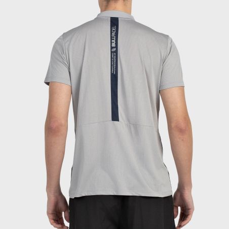 POLO T-SHIRT BULLPADEL BALTO GREY MEDIUM VIGORE